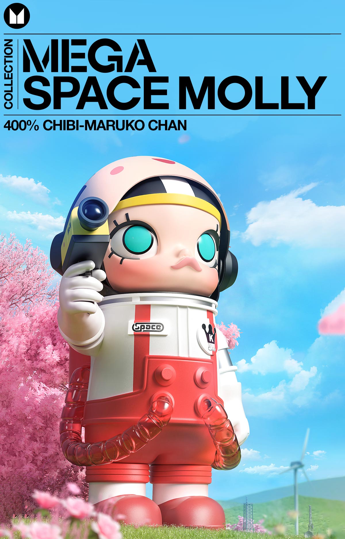 MEGA COLLECTION 400% SPACE MOLLY × Chibi Maruko Chan - Mega 400