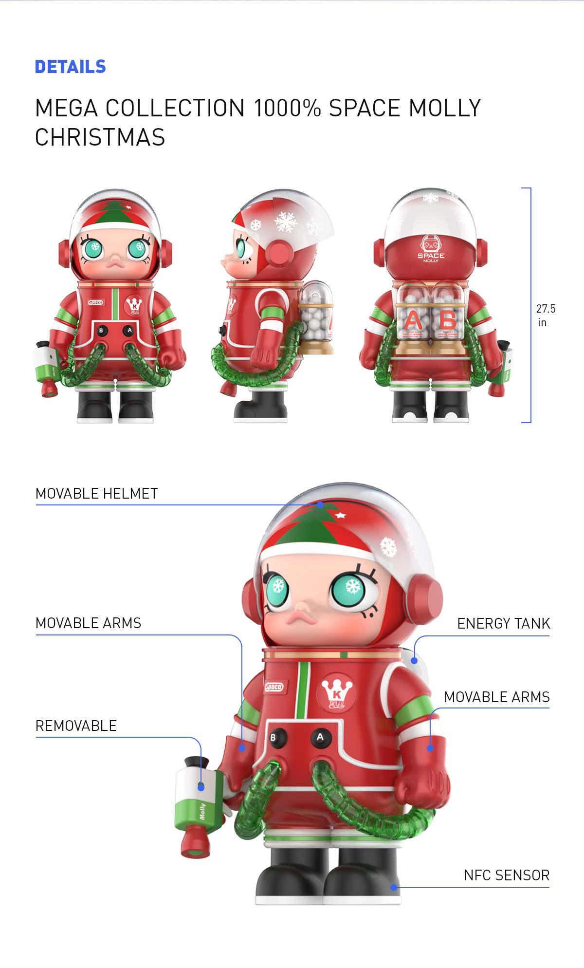 popmartPOP MART MEGA SPACE MOLLY CHRISTMAS1000% - ecoinnvites.com