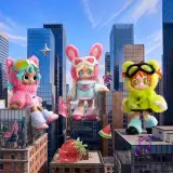 POP MART-Peach Riot - Colección"Bomba de frutas"Colgante de Muñeco - Banner 1