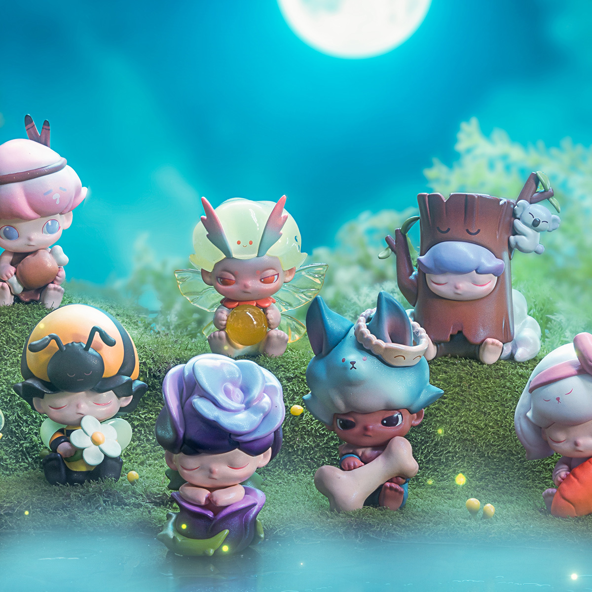 DIMOO Forest Night Series - Blind Box - POP MART (United States)