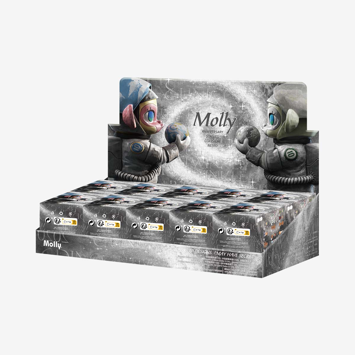 MOLLY Anniversary Statues Classical Retro Series Figures - POP
