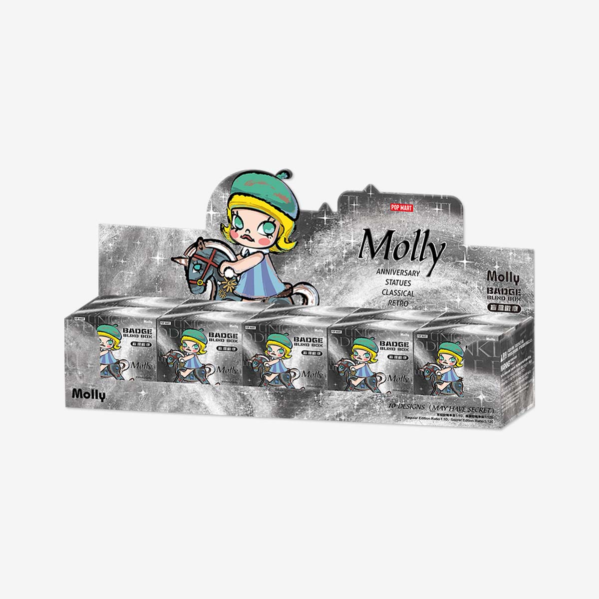 MOLLY Anniversary Statues Classical Retro Series | Badge Blind Box