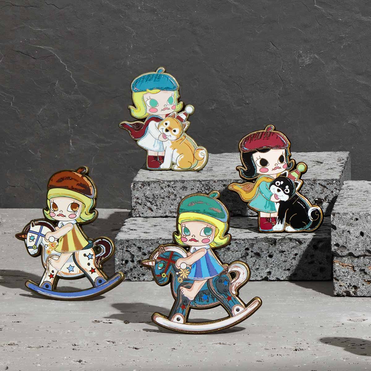 MOLLY Anniversary Statues Classical Retro Series | Badge Blind Box