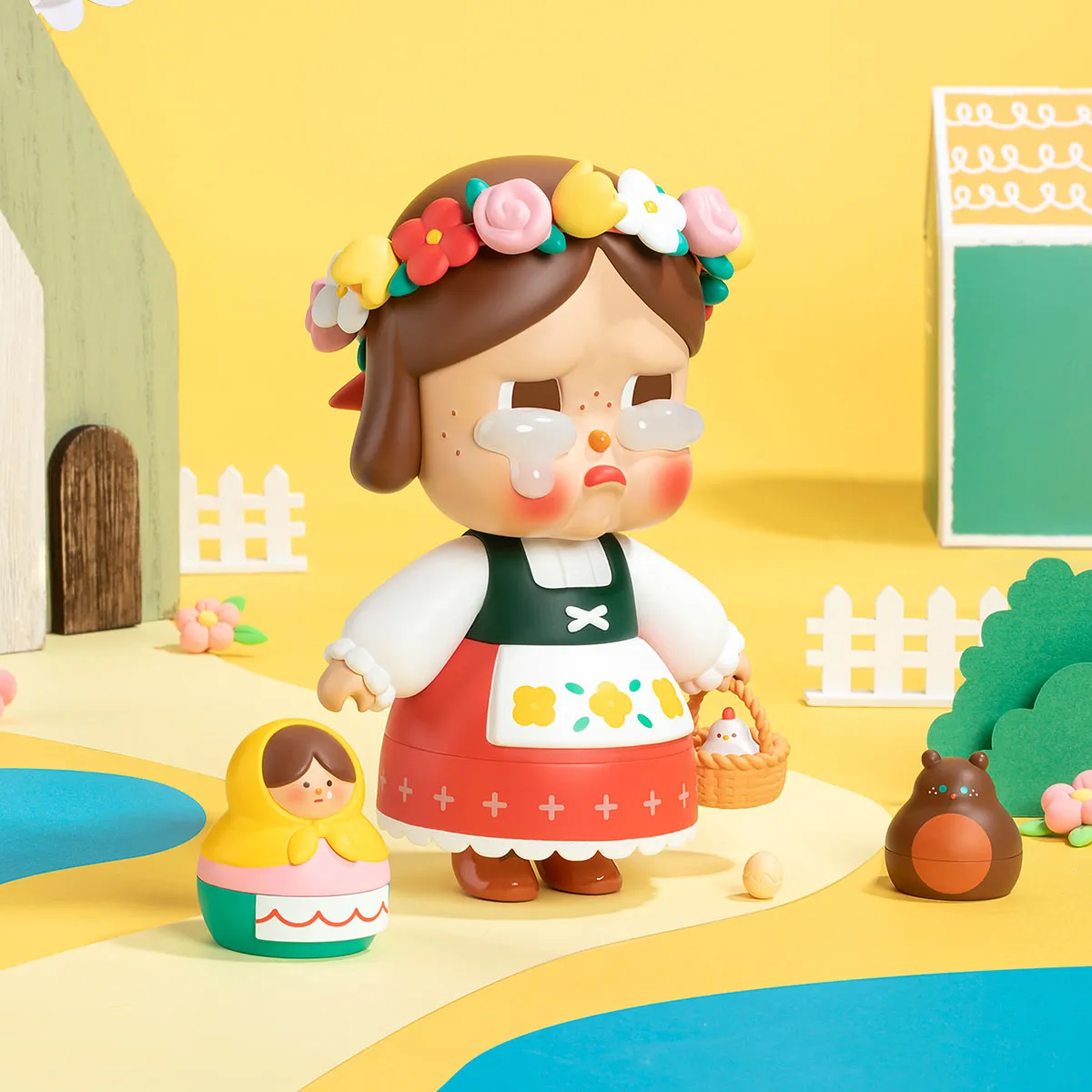 CRYBABY My Russian Doll Figurine | Designer Figurines - POP MART 