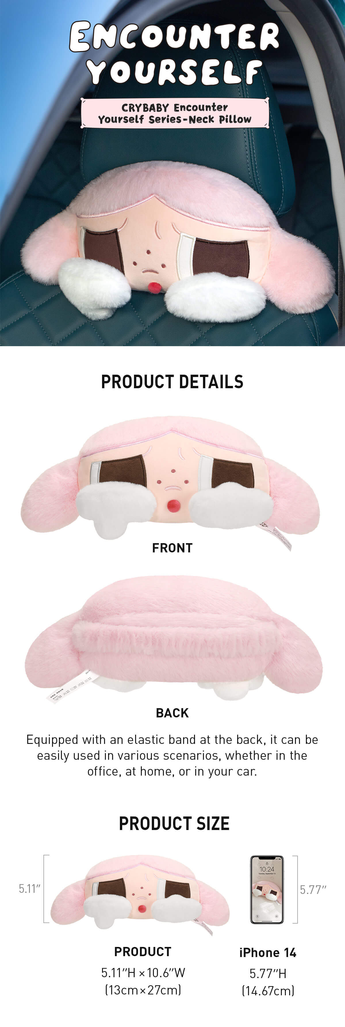 CRYBABY Encounter Yourself Series | Neck Pillow - POP MART (Canada)