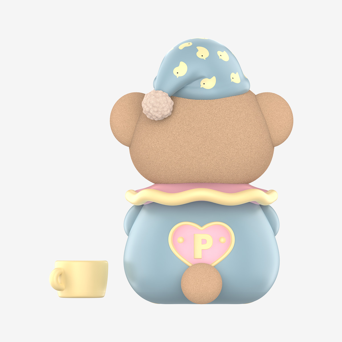 PUCKY All Day Breakfast Bear Baby Figure | Designer Figurines 