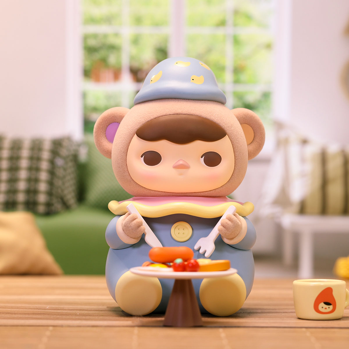 PUCKY All Day Breakfast Bear Baby Figure | Designer