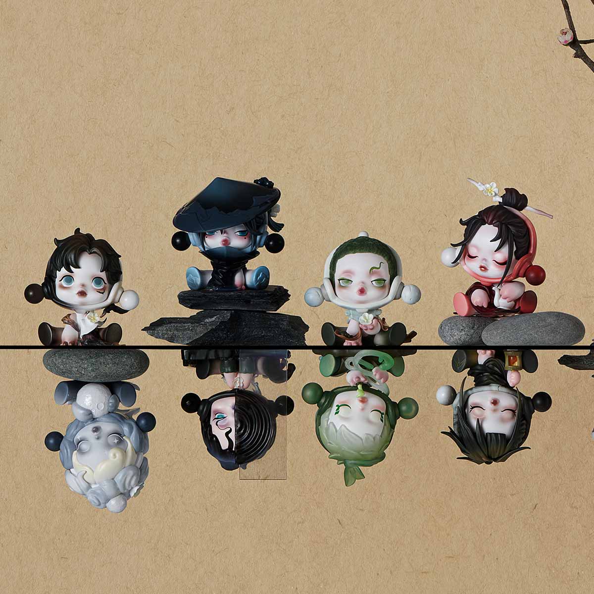 SKULLPANDA The Ink Plum Blossom Series Figures | Blind Box