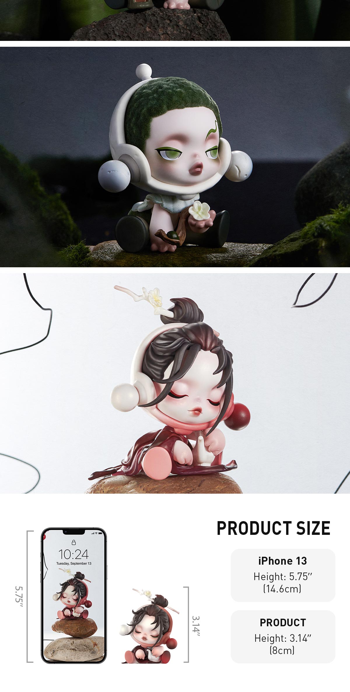 SKULLPANDA The Ink Plum Blossom Series Figures | Blind Box - POP MART