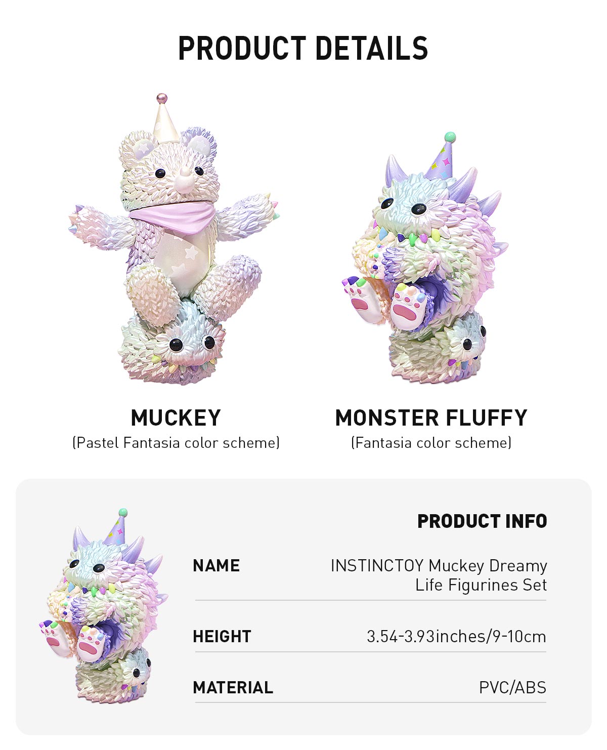 Muckey Dreamy Life シリーズ　8点セット INSTINCTOY Muckey Dreamy Life Figures|POP MART US Official