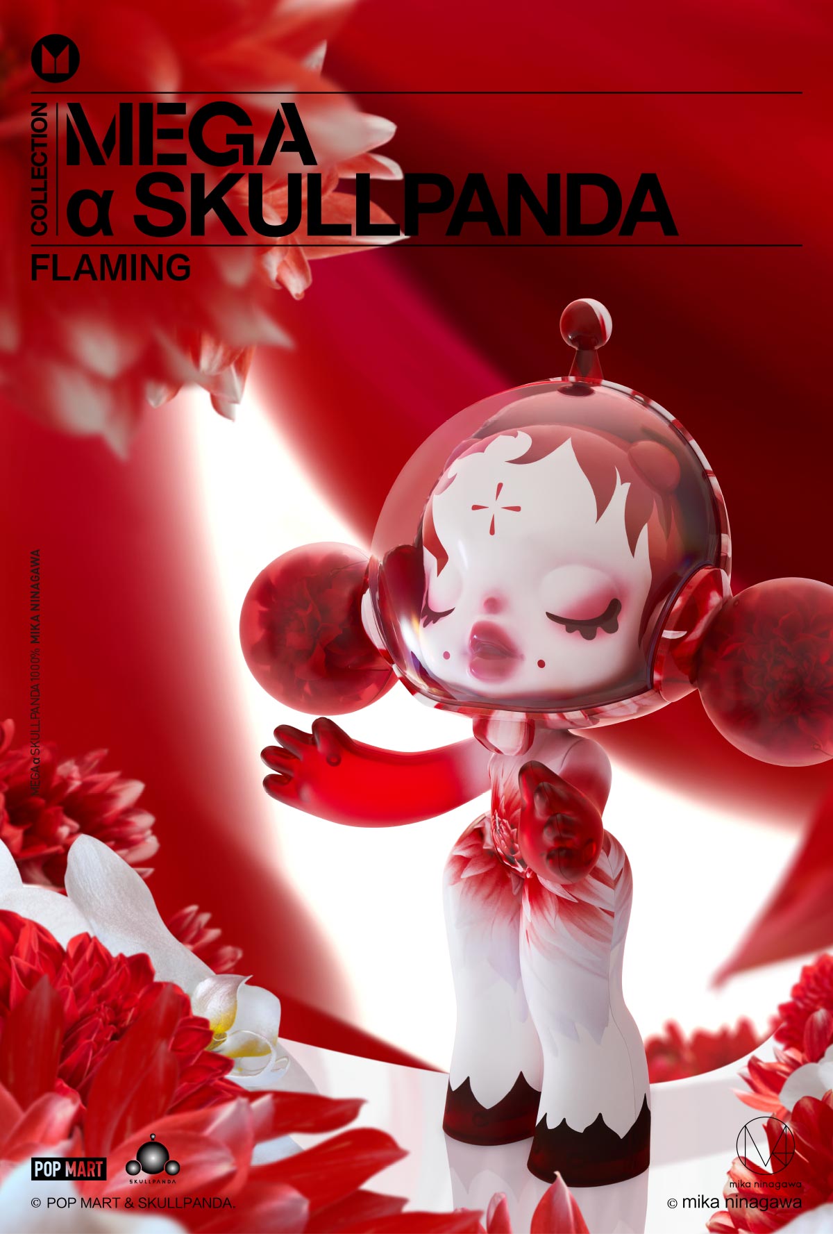 MEGA α SKULLPANDA 1000% MIKA NINAGAWA | MEGA Collection - POP MART