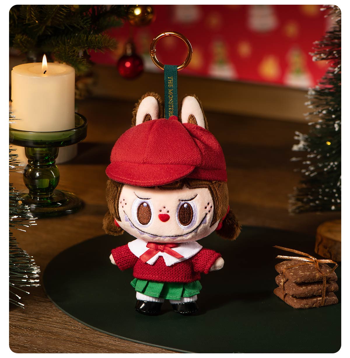 POPMART LABUBU LET’S CHRISTMAS PENDANT THE MONSTERS Let's Christmas Series-Plush Pendant