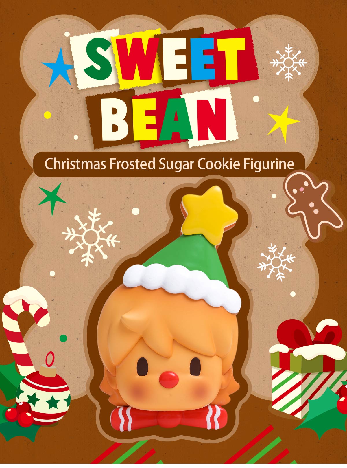 Sweet Bean Christmas Frosted Sugar Cookie Figure - POP MART
