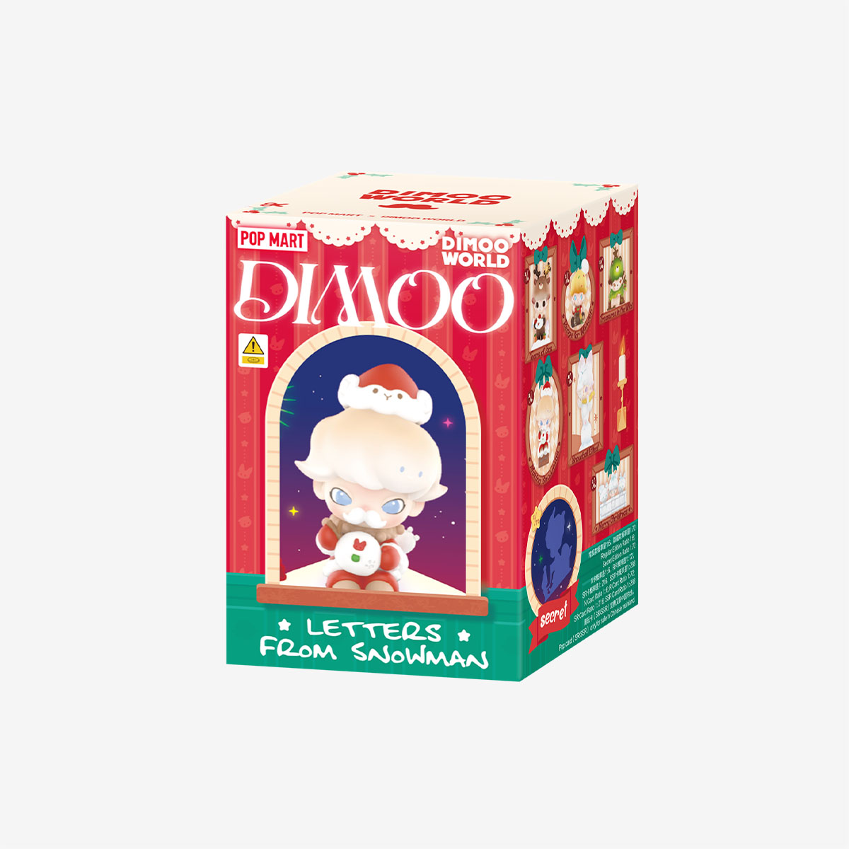 DIMOO Letters from Snowman Series Figures | Designer Figure - POP 