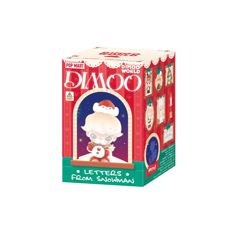 DIMOO Letters from Snowman Series Figures | Designer Figure - POP