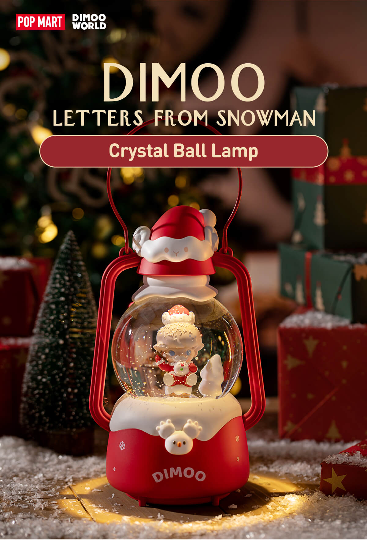 DIMOO Letters from Snowman Series-Crystal Ball Lamp | Accessories 