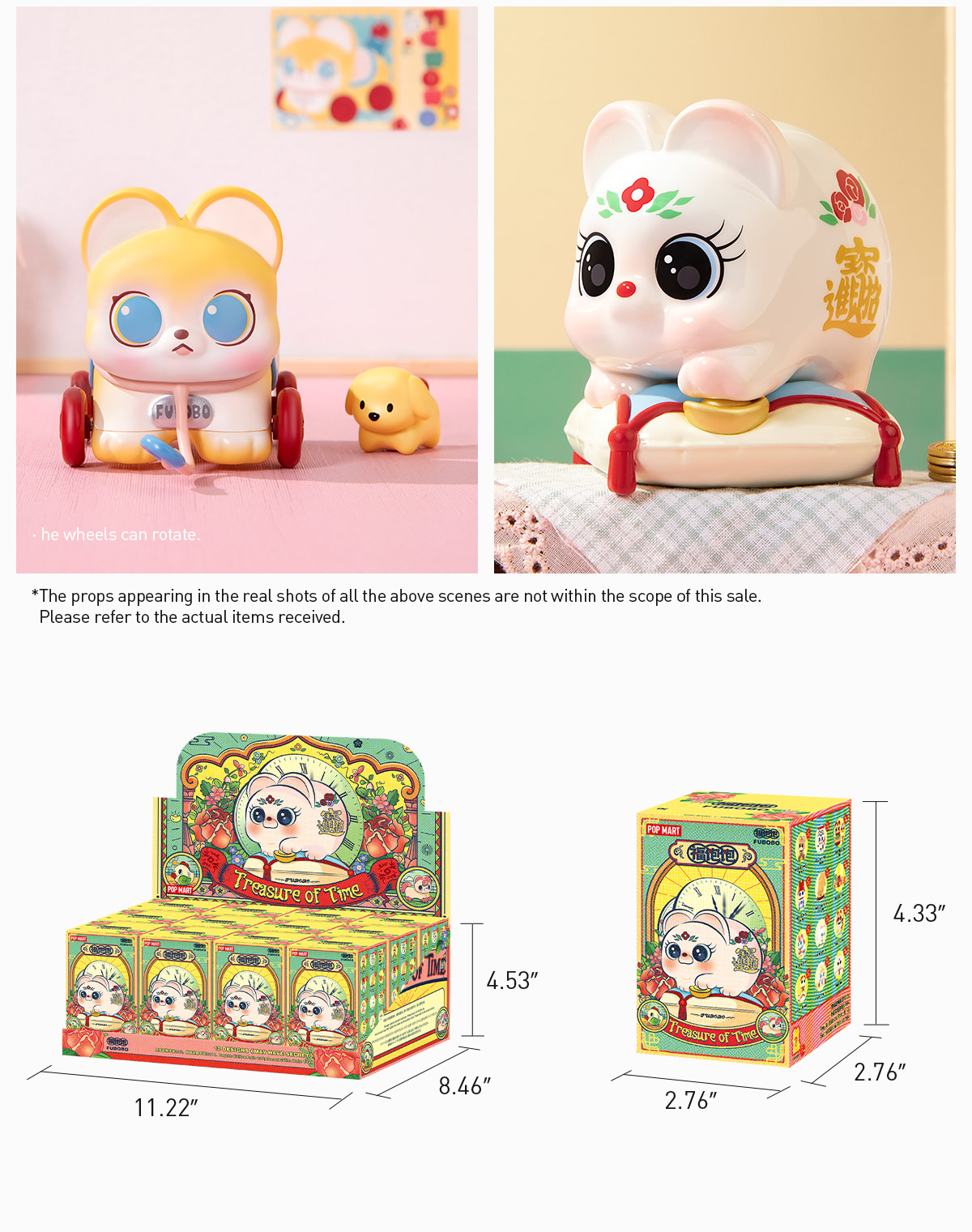 FUBOBO Treasure of Time Series Figures | Blind Box - POP