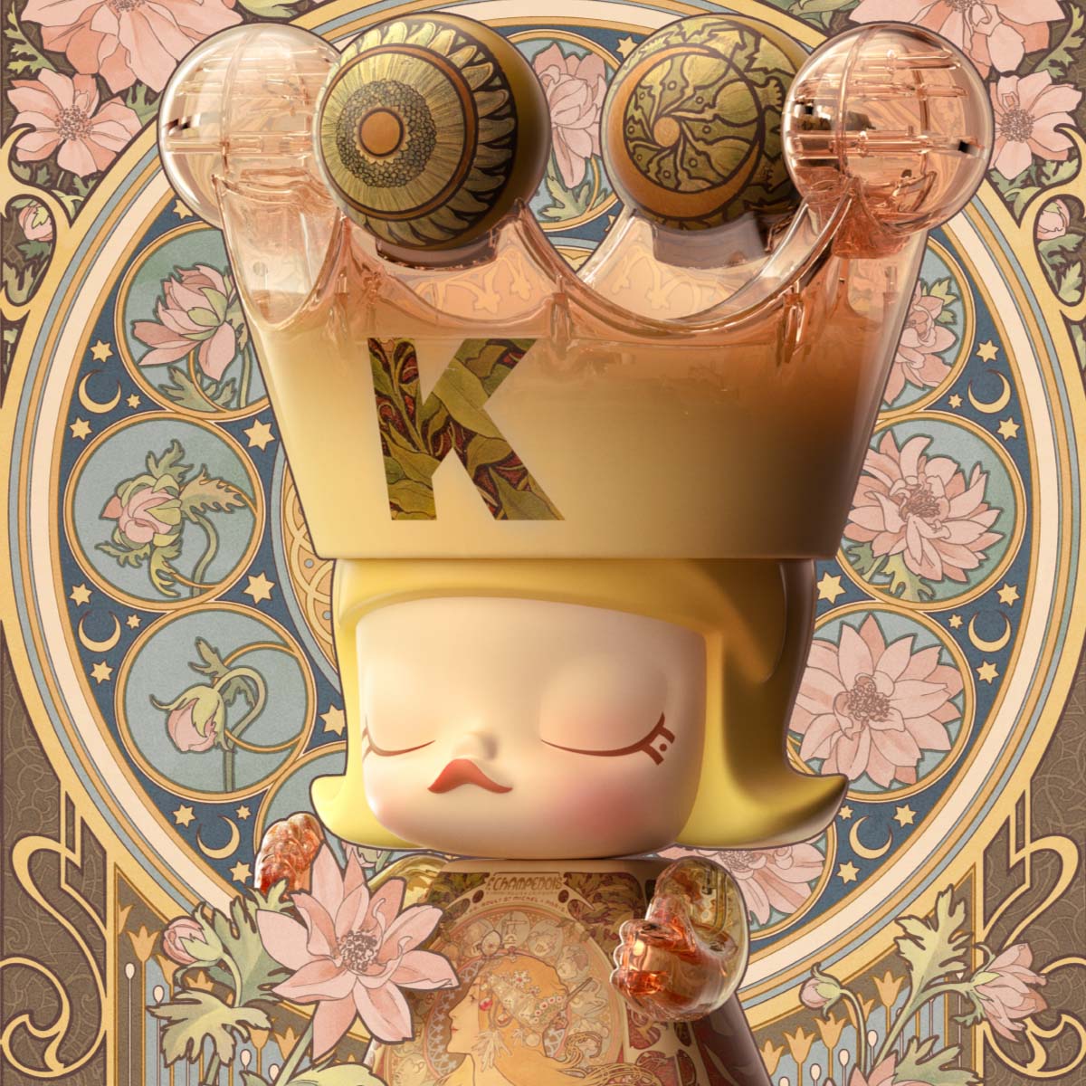 MEGA ROYAL MOLLY 1000% Mucha·Zodiac | MEGA Collection - POP