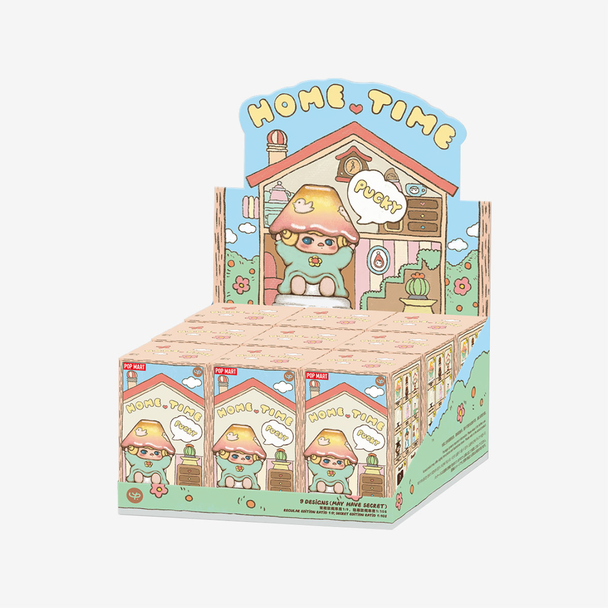 PUCKY Home Time Series Figures | Blind Box - POP MART