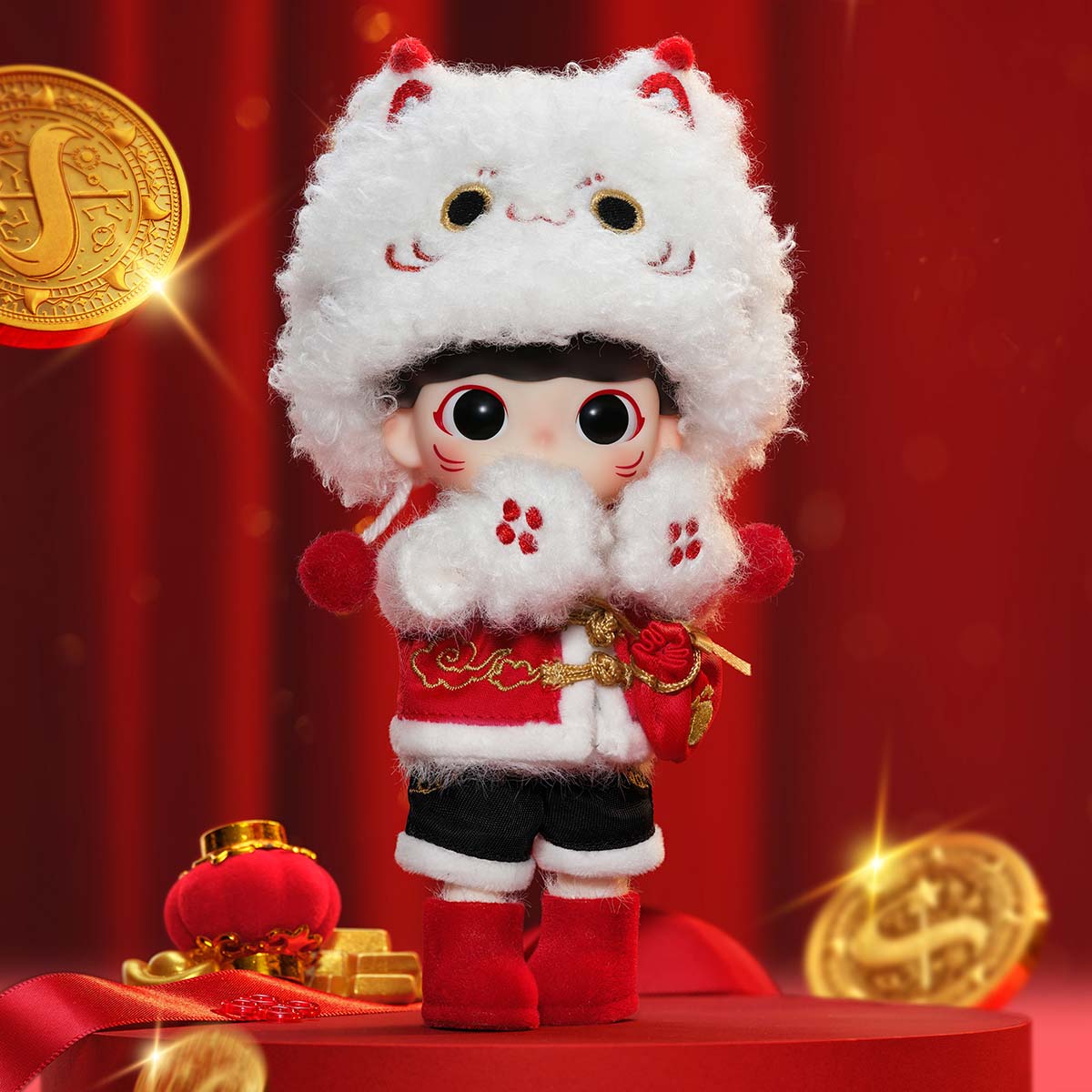 DIMOO Fortune Cat Action Figure | Designer Figure - POP MART