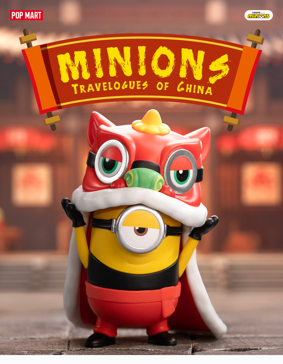 Minions Travelogues of China Series Figures | Blind Box - POP MART 