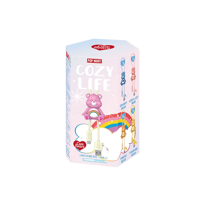 Care Bears Cozy Life Series-Cable Blind Box (Type-C) | Accessories