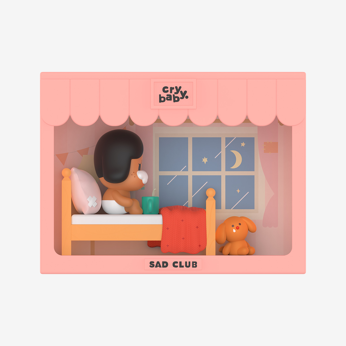 SAD CLUB フィギュアブラインドボックス Amazon.co.jp: POP MART Crybaby Sad Club シリーズ シーン