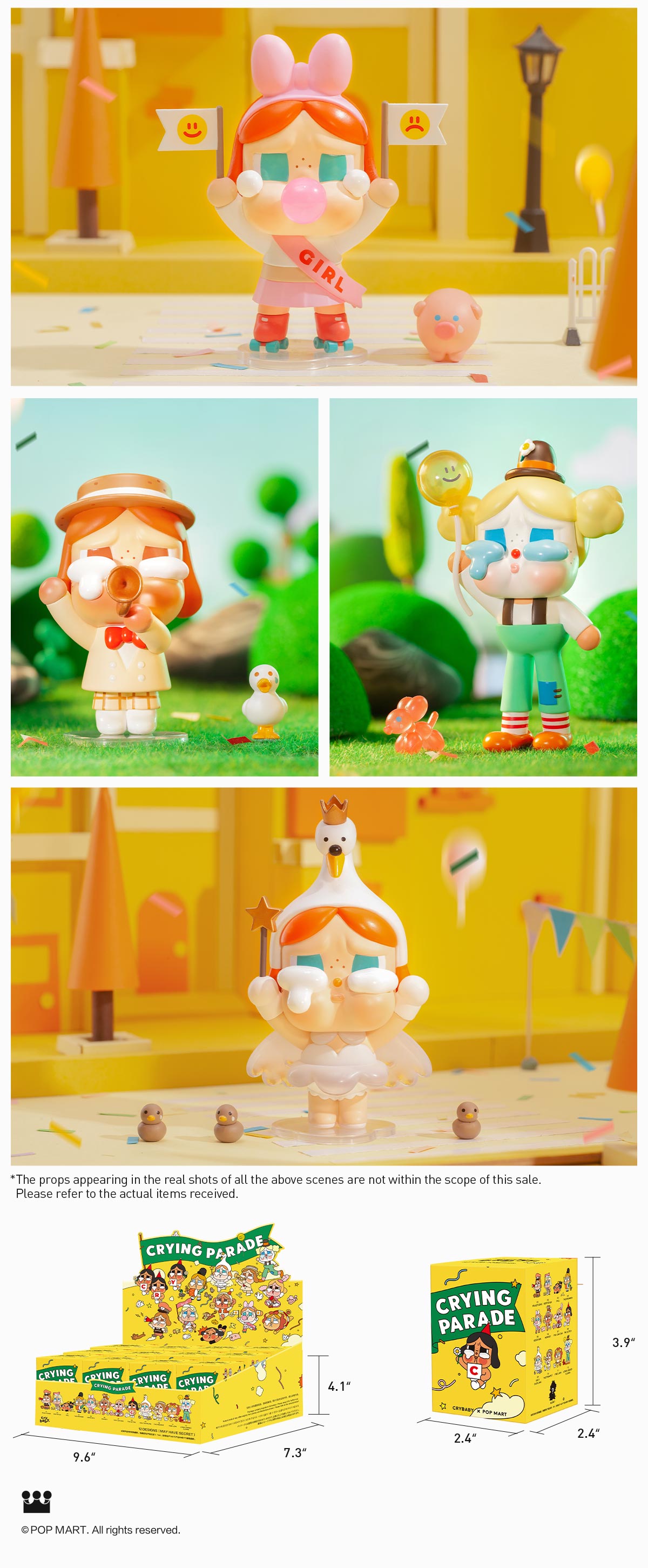 POP NOW:CRYBABY Crying Parade Series - POP MART (United States)