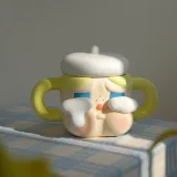 POP MART-CRYBABY Sad Club Series-Ceramic Cup (Golden) - Banner 3