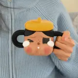 POP MART-CRYBABY Sad Club Series-Ceramic Cup (Brown) - Banner 1
