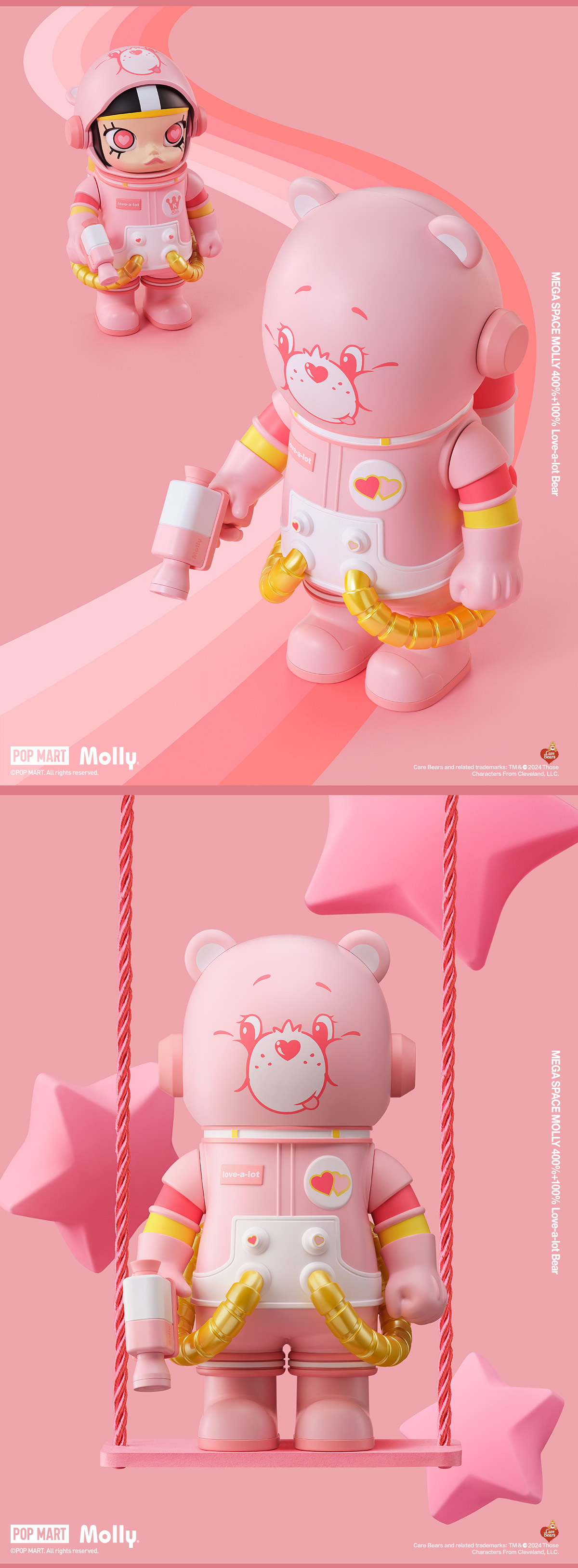 MEGA SPACE MOLLY 400%+100% Love-a-lot Bear – MoreFun