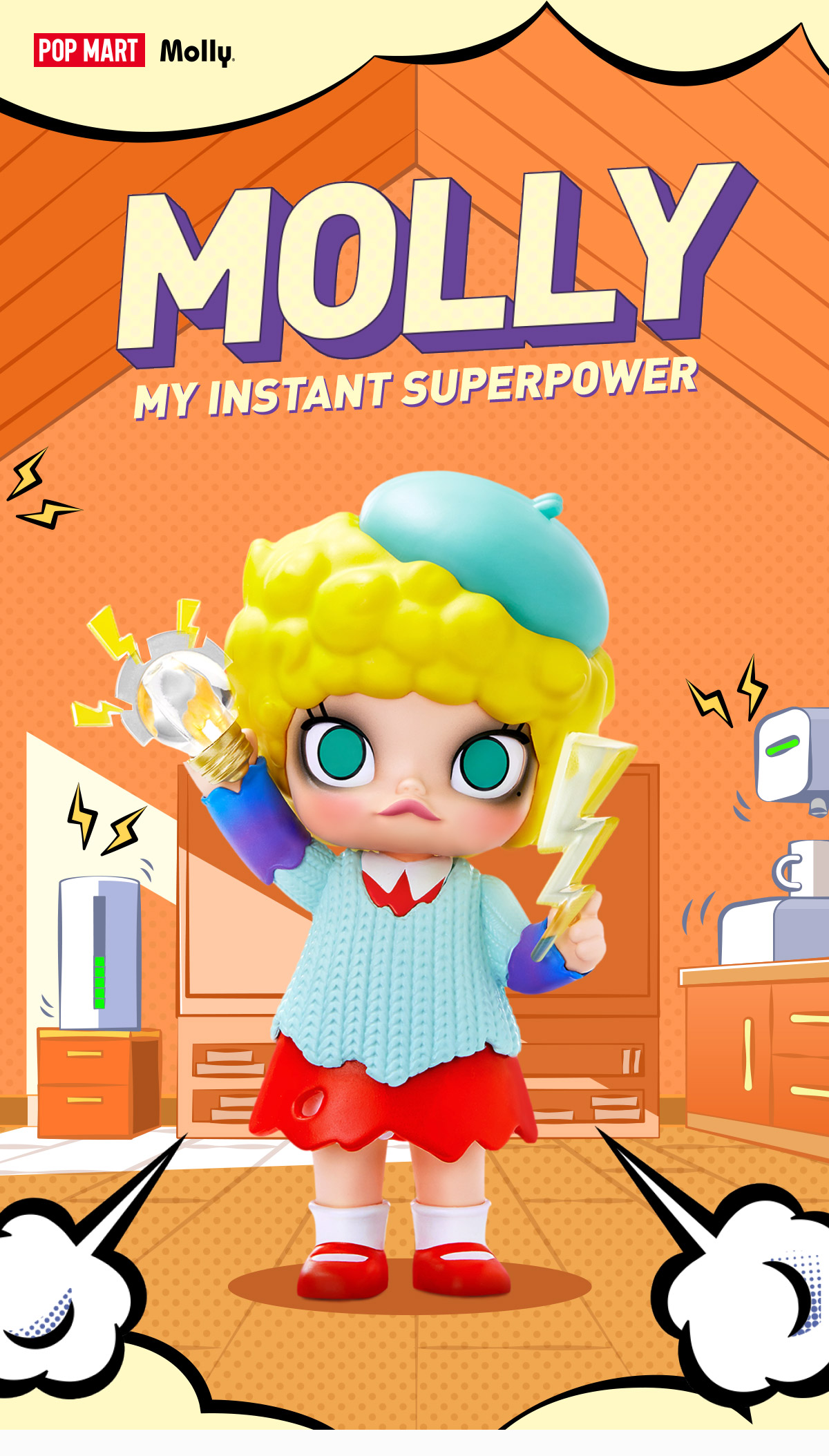 MOLLY My Instant Superpower Series Figures | Blind Box - POP MART 
