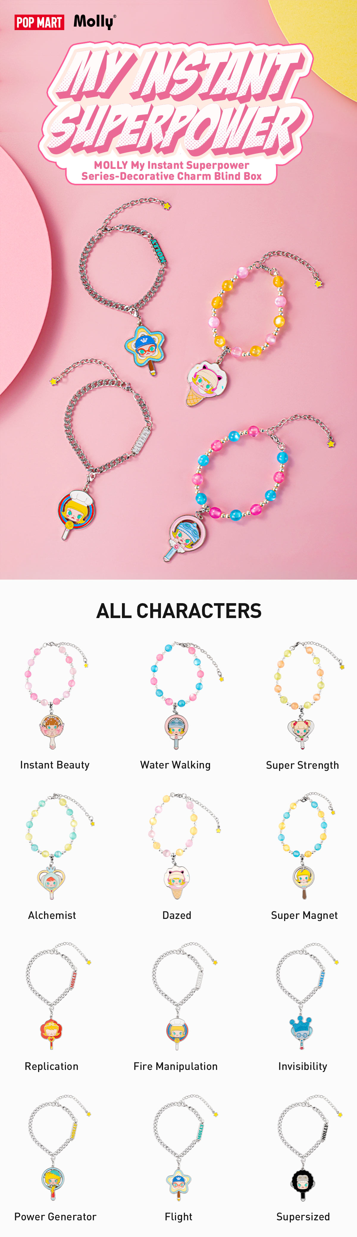 MOLLY My Instant Superpower Series-Decorative Charm Blind