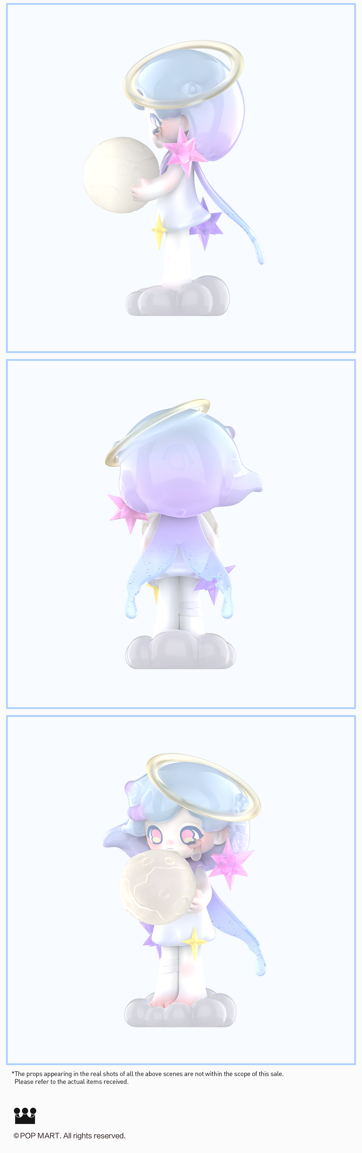 AZURA White Moon Figure | Gifts - POP MART (United States)