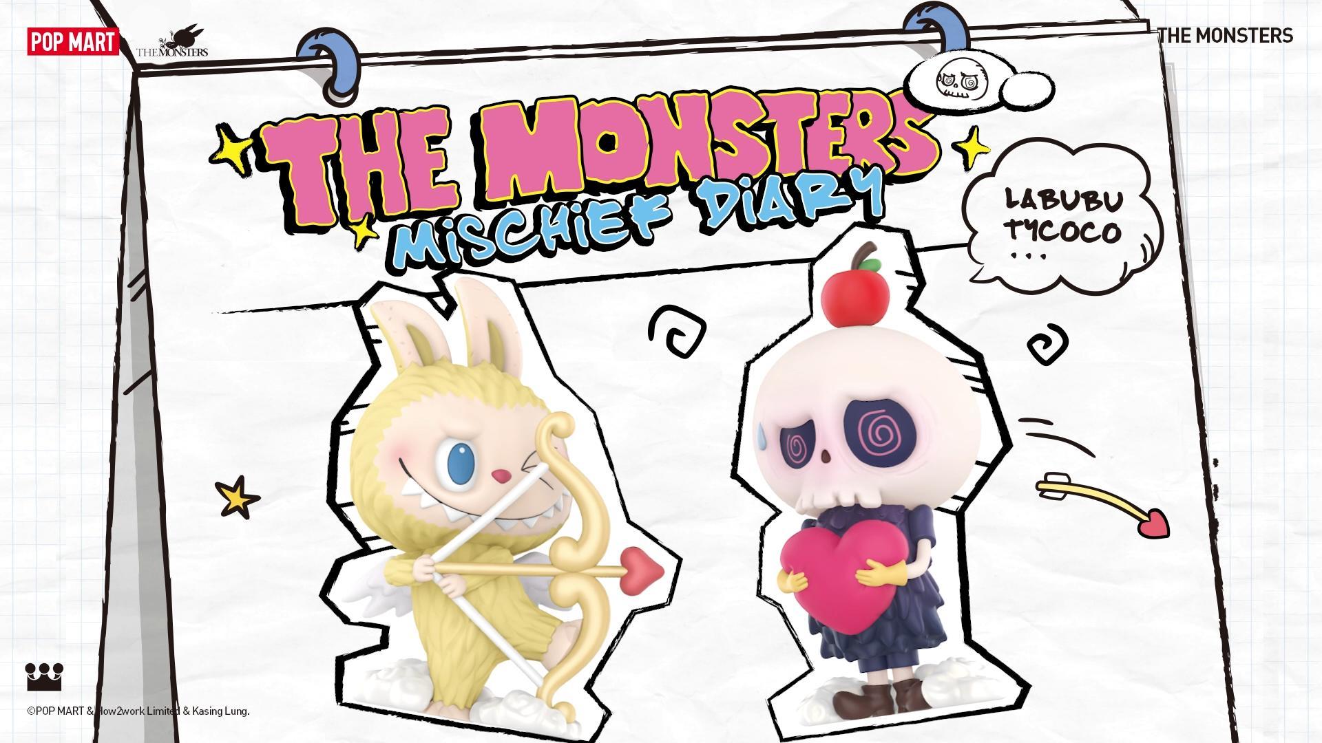 THE MONSTERS Mischief Diary Series Figures | Blind Box - POP MART 