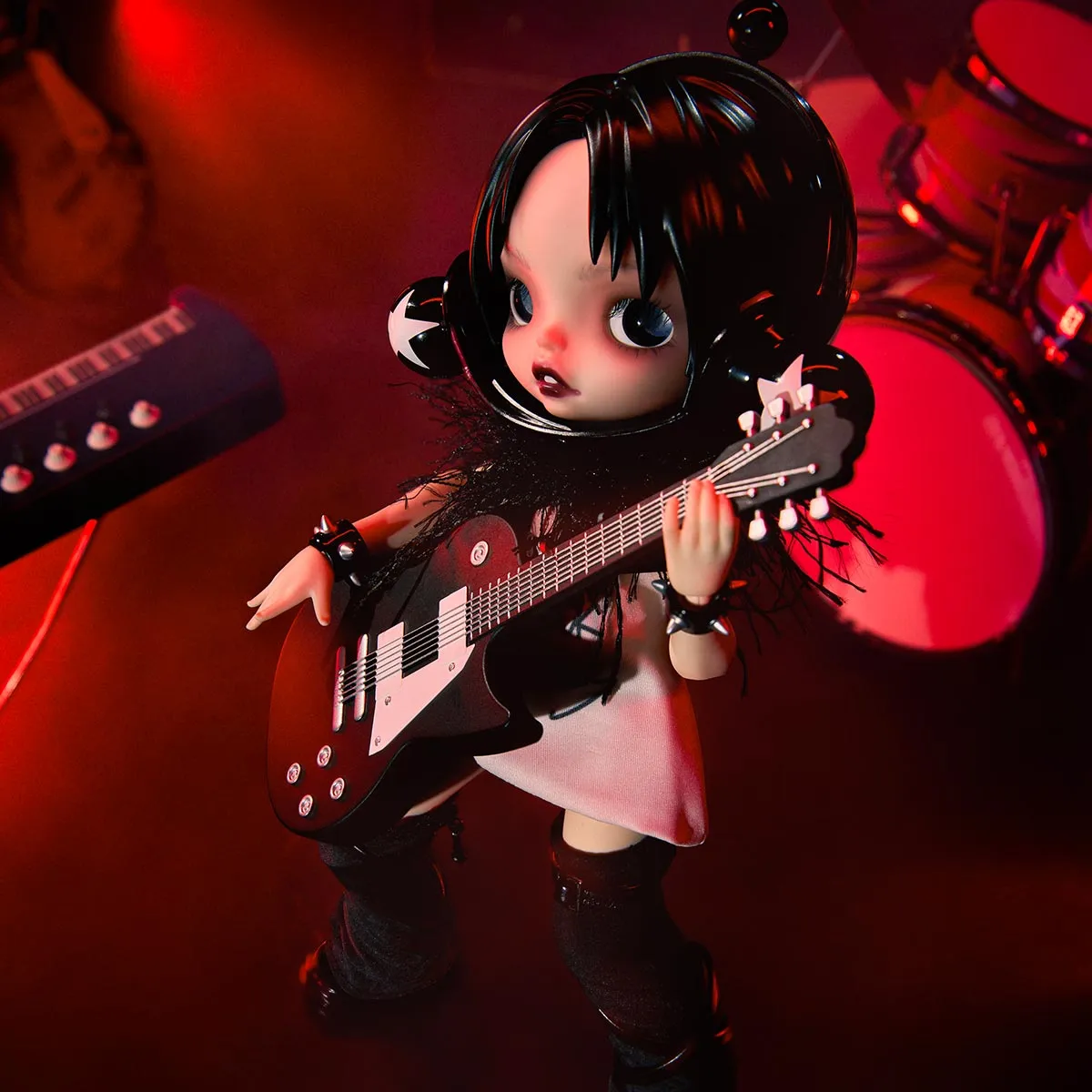 SKULLPANDA × NANA-Osaki Nana Figurine | MEGA Collection - POP MART 