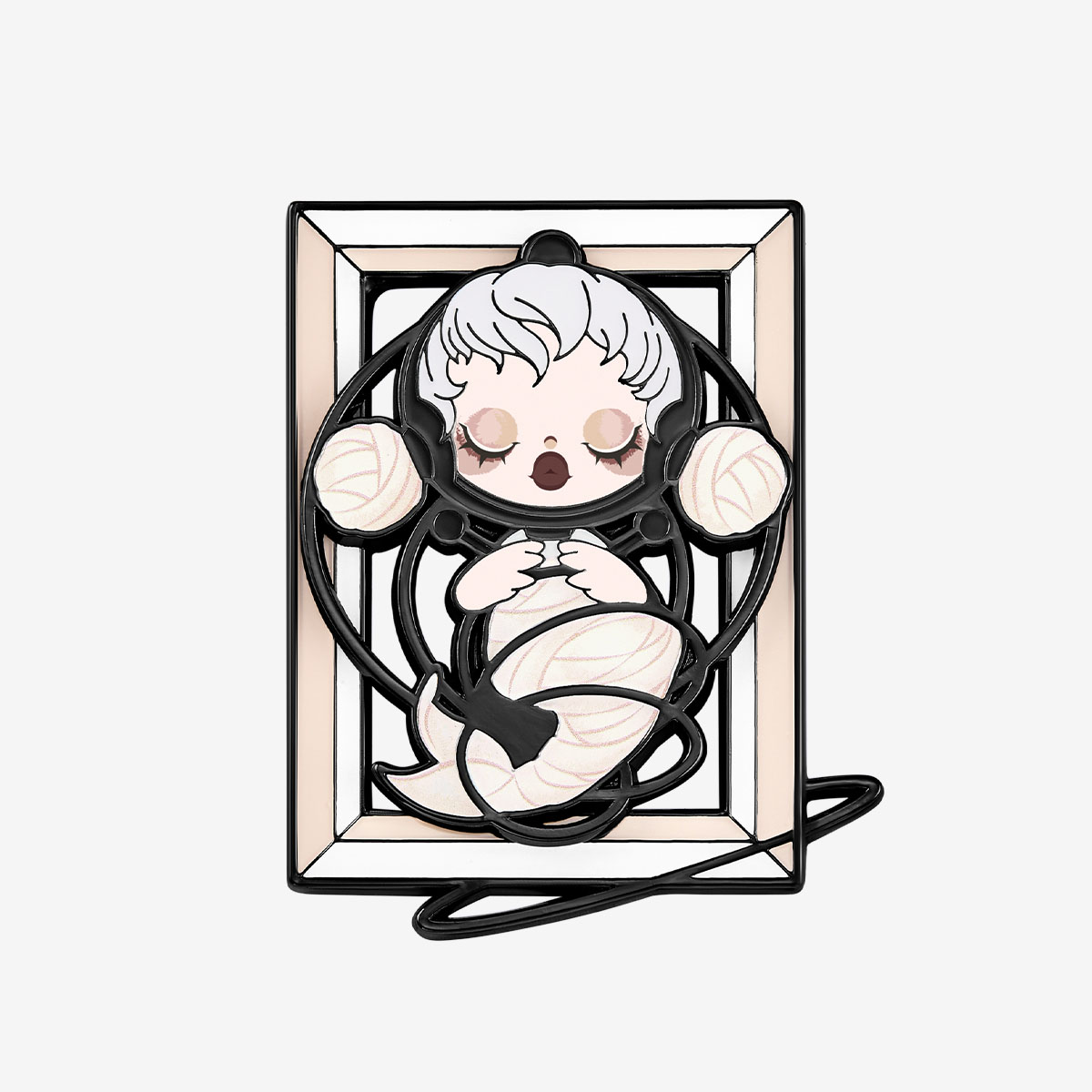 POPMART SKULLPANDA IMAGE OF REALITY バッジ SKULLPANDA Image Of Reality Series-Badge Blind Box | Blind Box