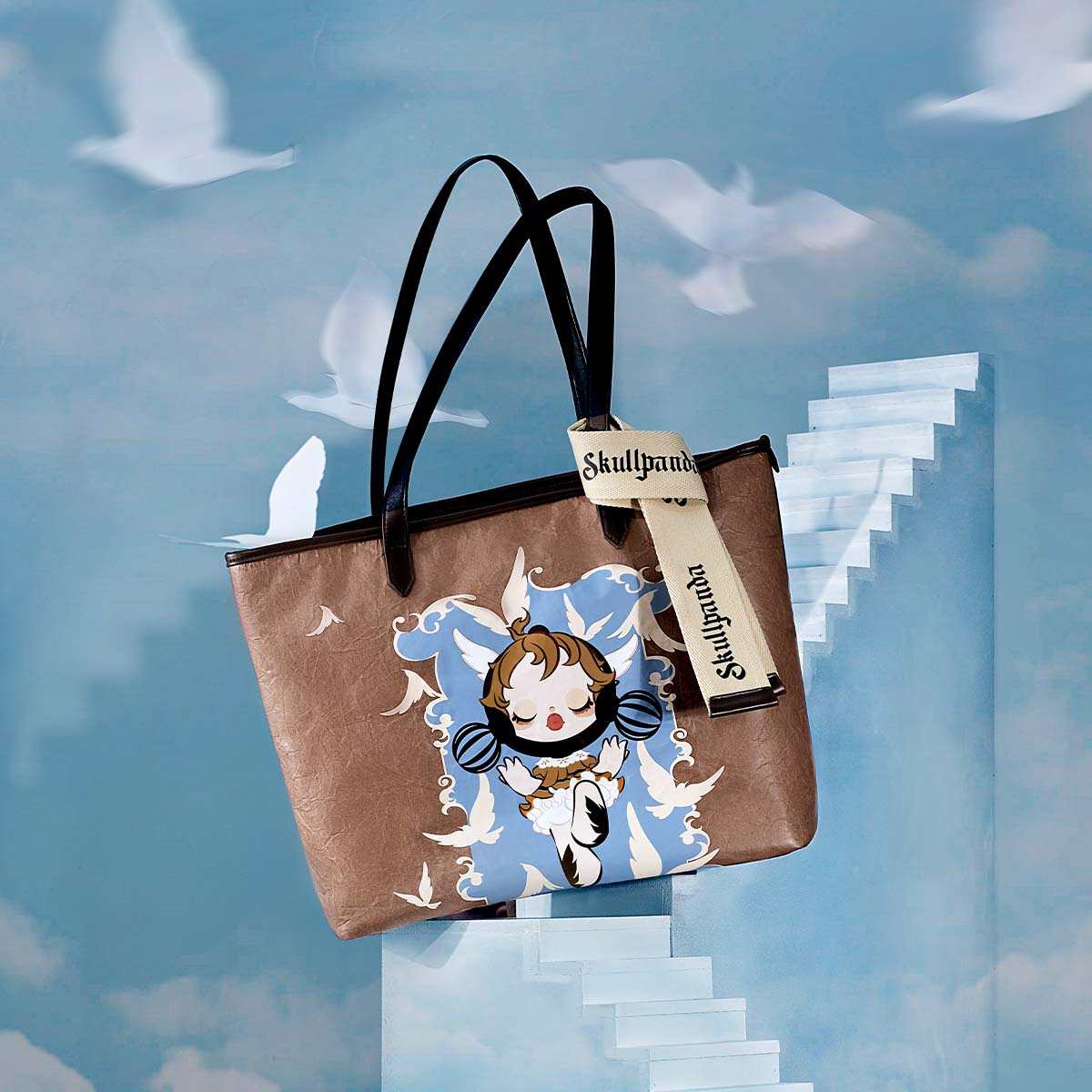 バッグ Pop mart skullpanda bag SKULLPANDA Everyday Wonderland Series-Tote Bag - POP MART