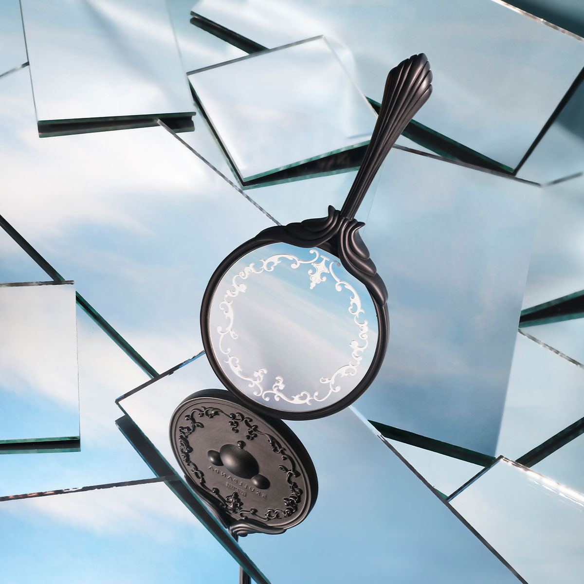 SKULLPANDA Image Of Reality Series-Handheld Mirror