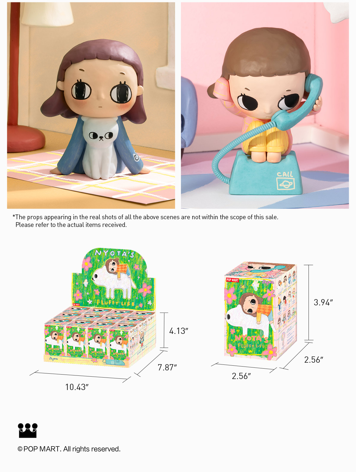 Nyota's Fluffy Life Series Figures | Blind Box - POP MART (United