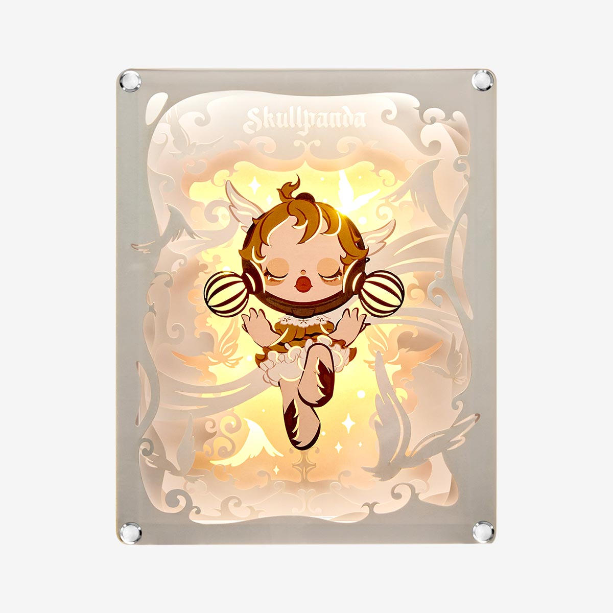 SKULLPANDA Image Of Reality Series-Papercraft Lamp (Plain