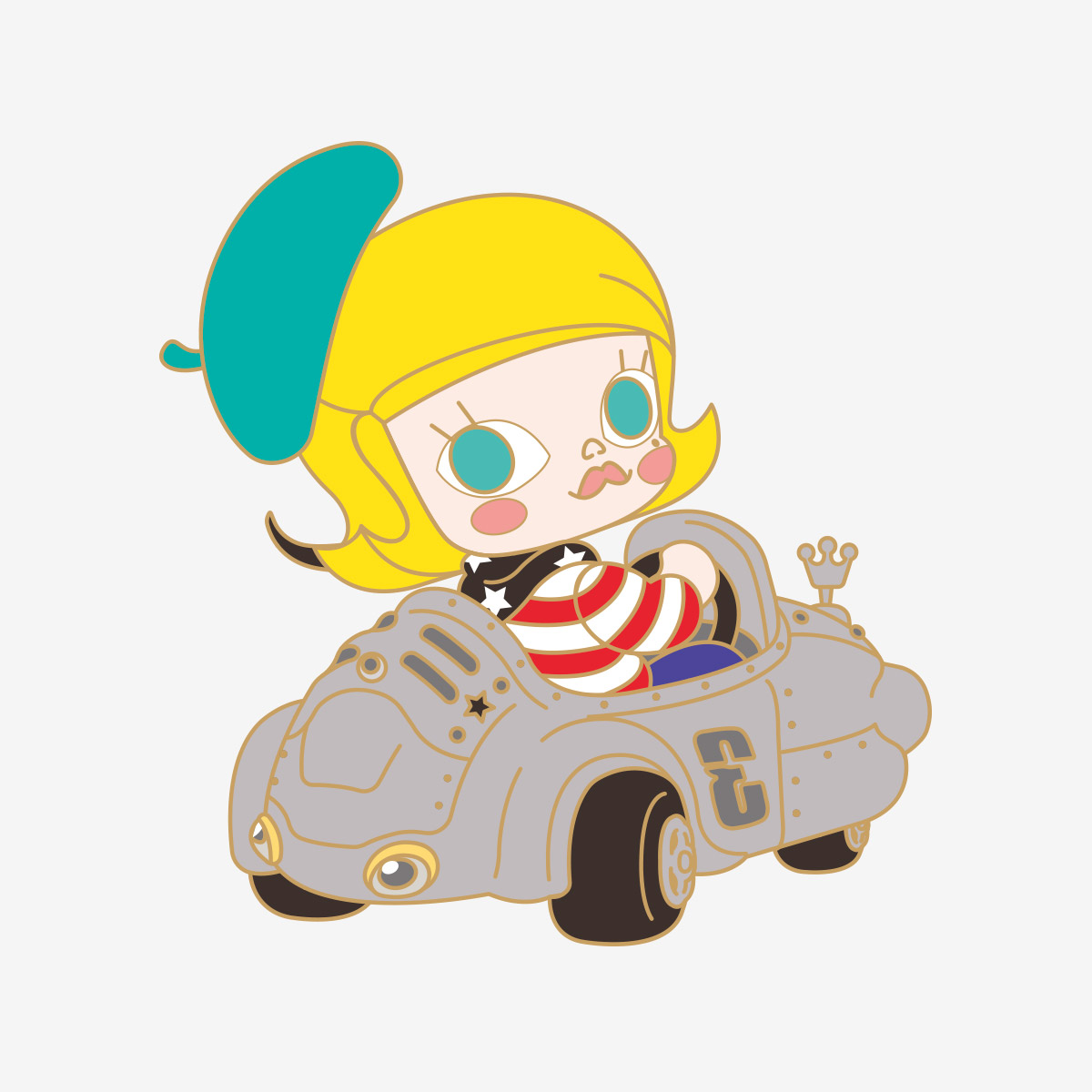 MOLLY Car Car Series - Blind Box - POP MART (United States)