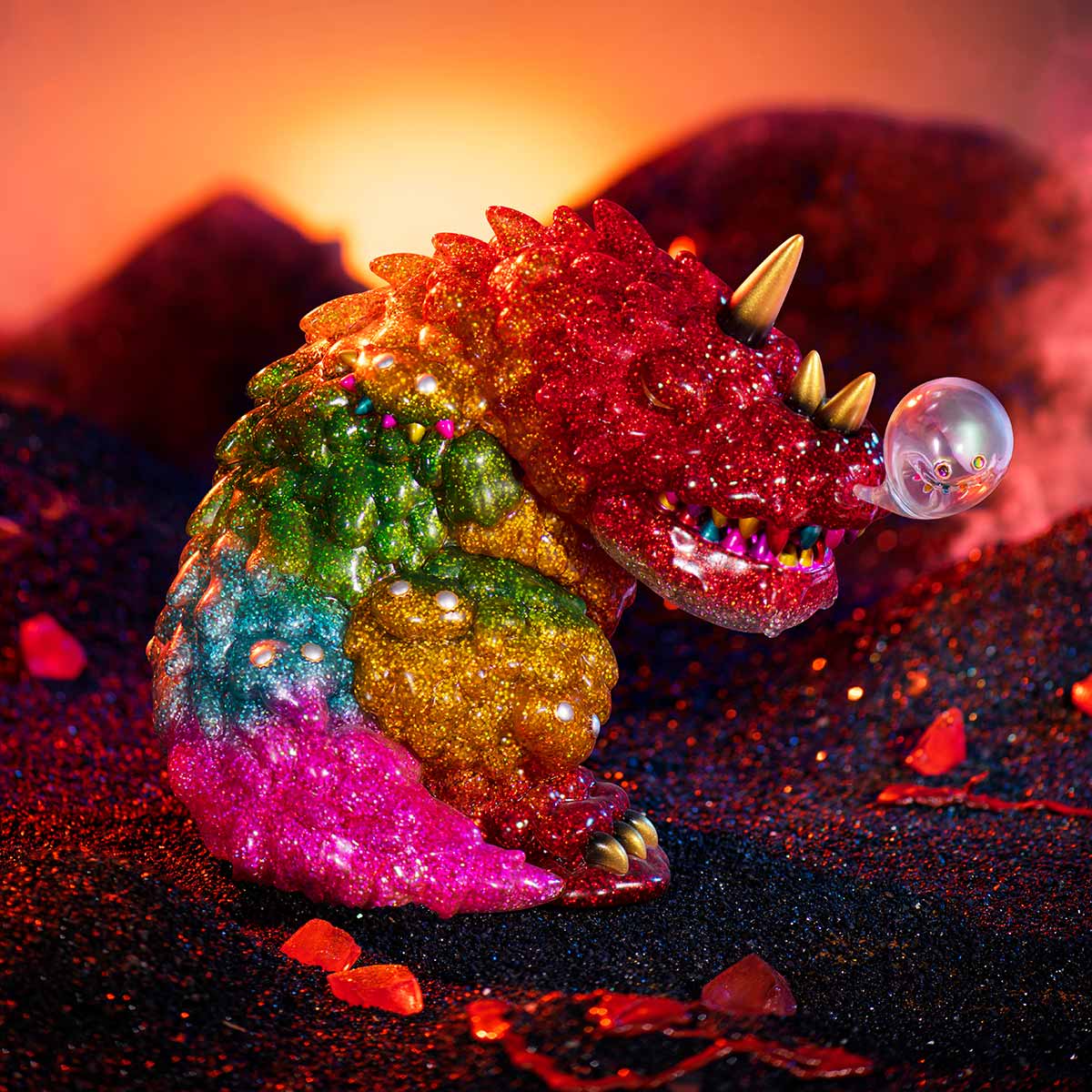 INSTINCTOY Dreamy Vincent“Rainbow Glitter”Figurine | Designer 