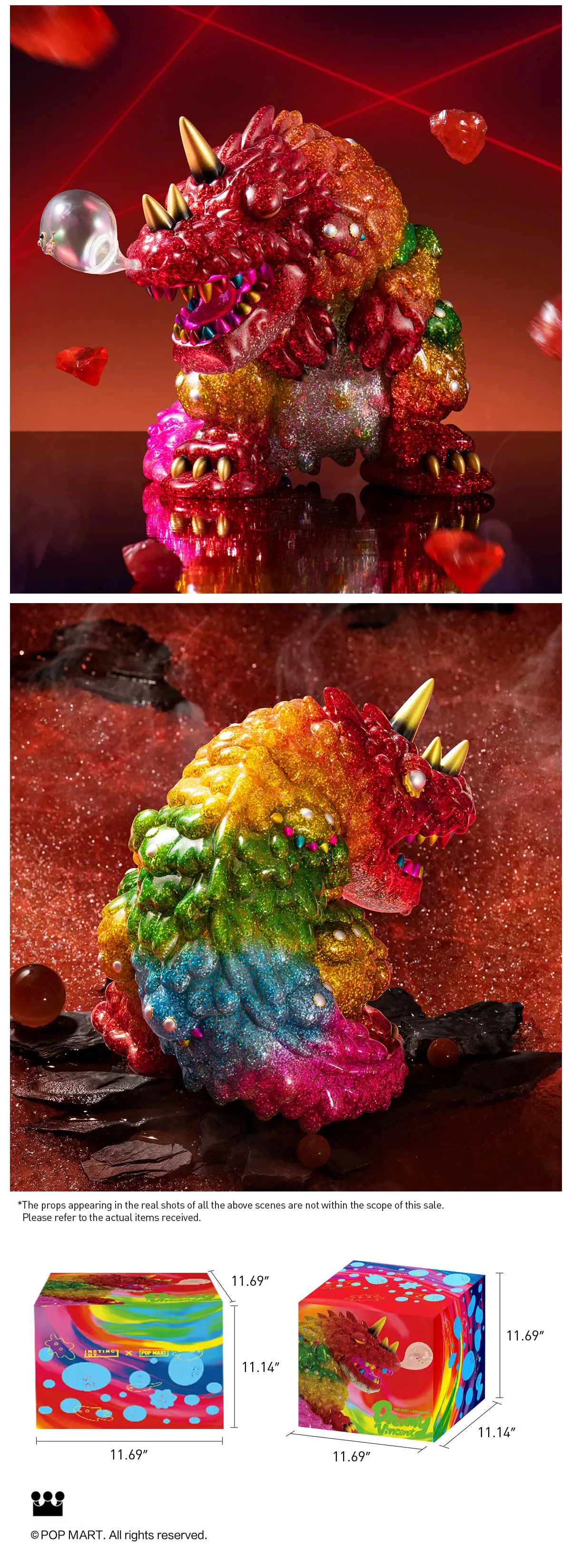 INSTINCTOY Dreamy Vincent“Rainbow Glitter”Figurine | Designer  