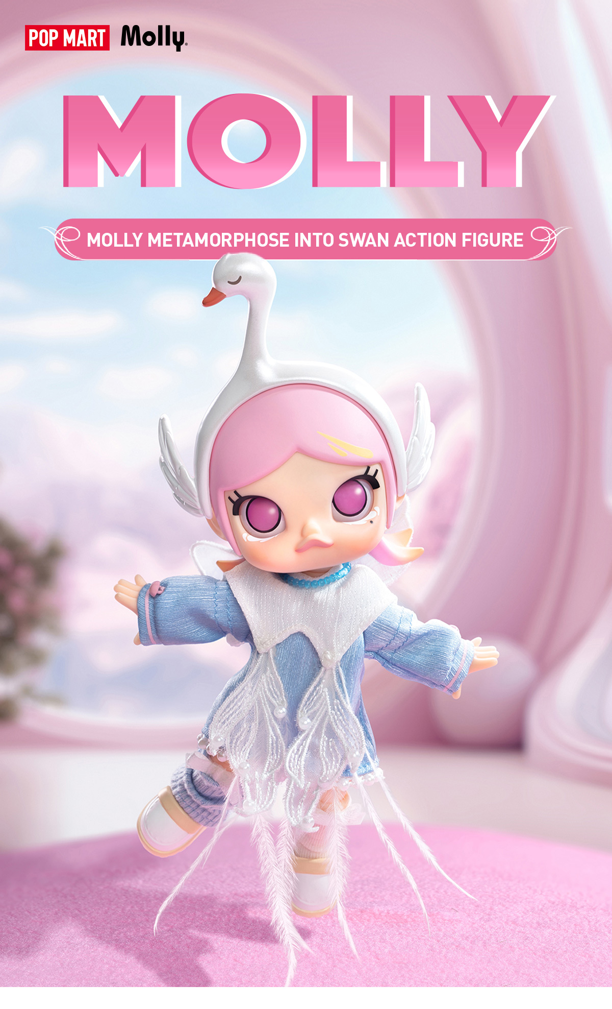 MOLLY Metamorphose into Swan Action Figure - POP MART (United States)