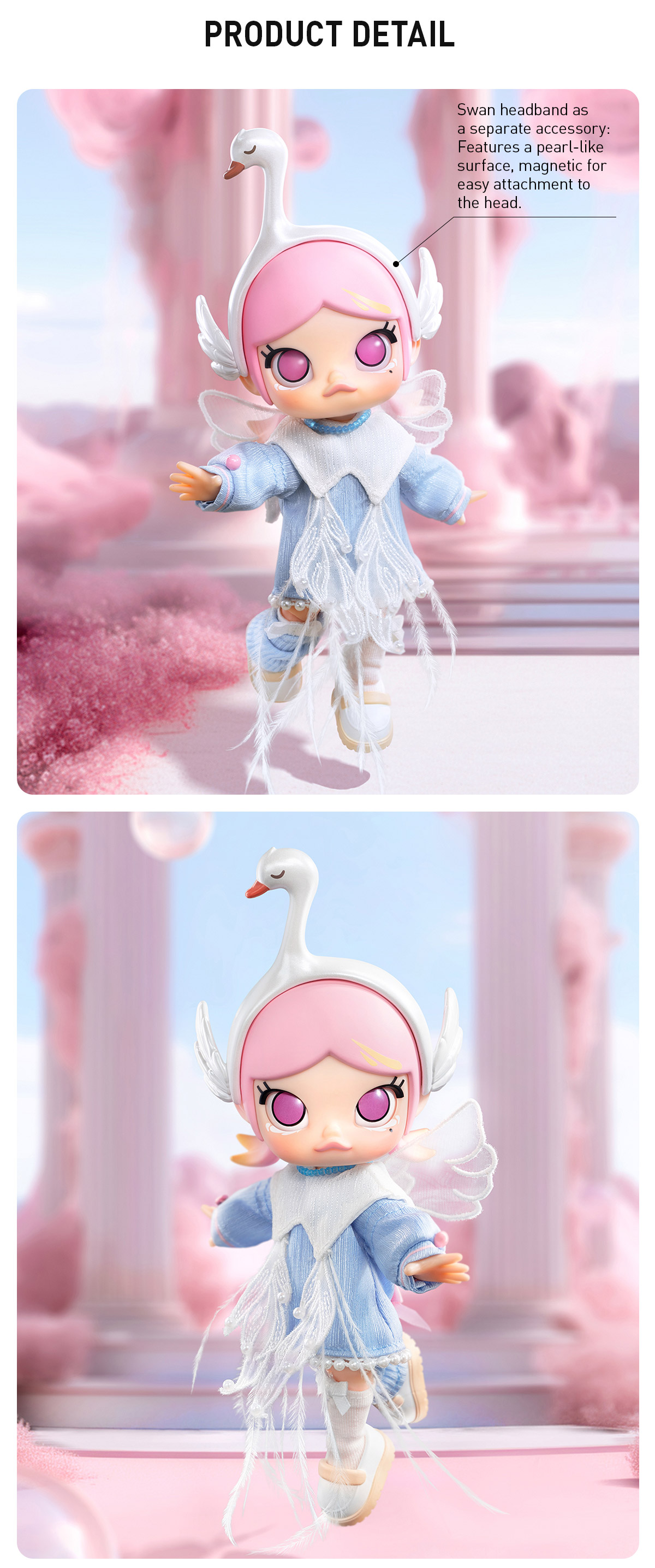 MOLLY Metamorphose into Swan Action Figure - POP MART (United States)