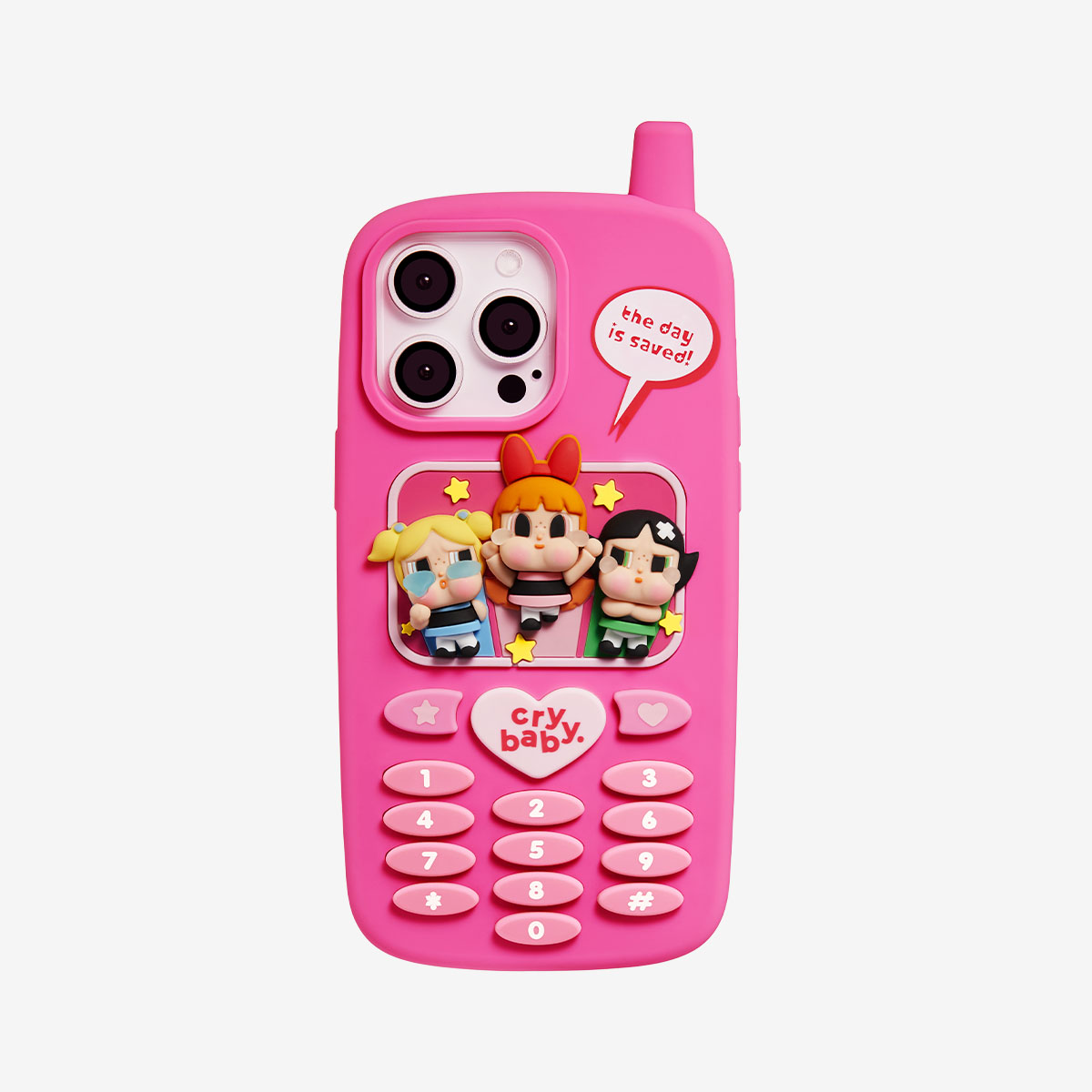 CRYBABY x Powerpuff Girls Series Phone Case for iPhone 15Pro Max