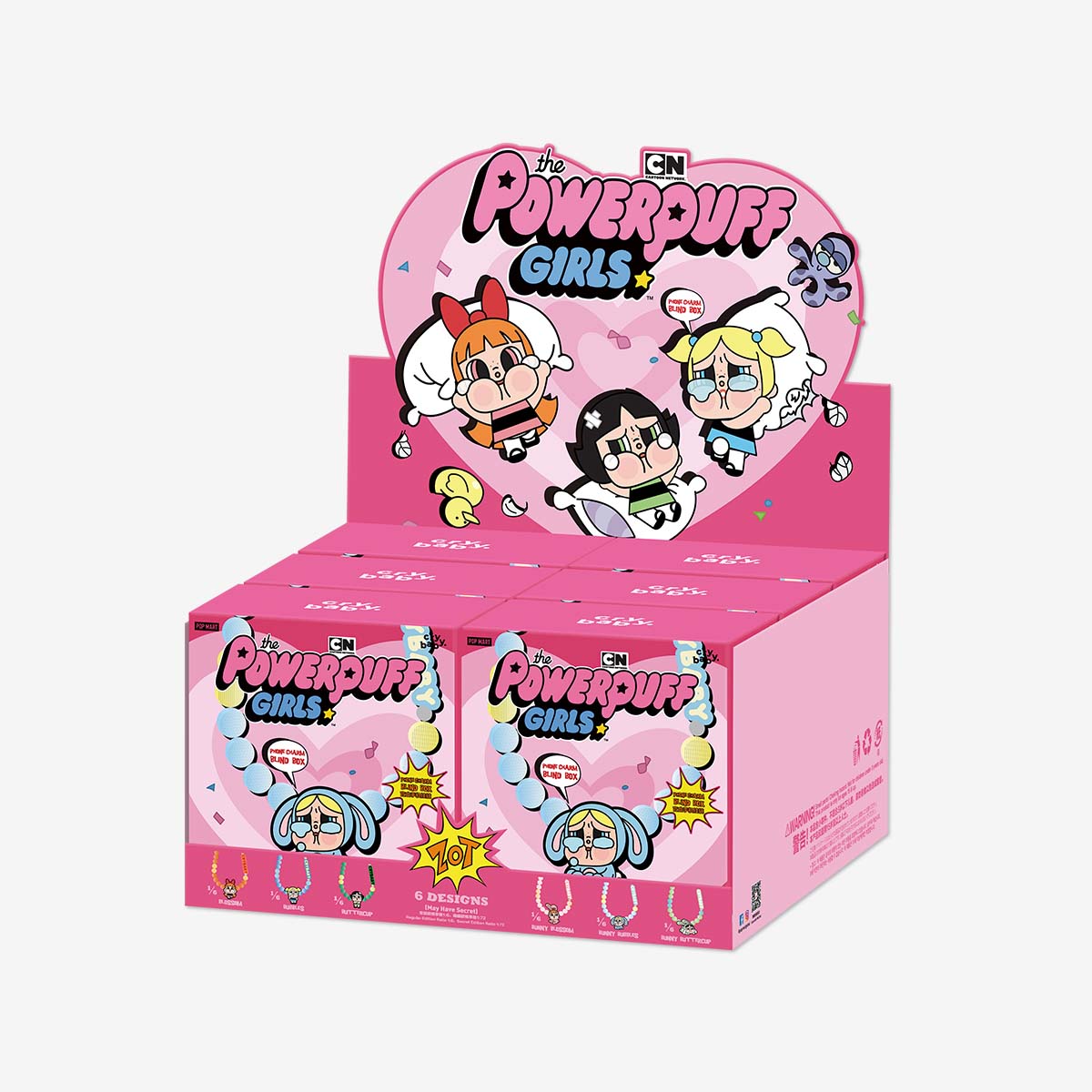 POPMART CRYBABYパワーパフガールズ フォンチャーム CRYBABY x Powerpuff Girls Series-Phone Charm Blind Box