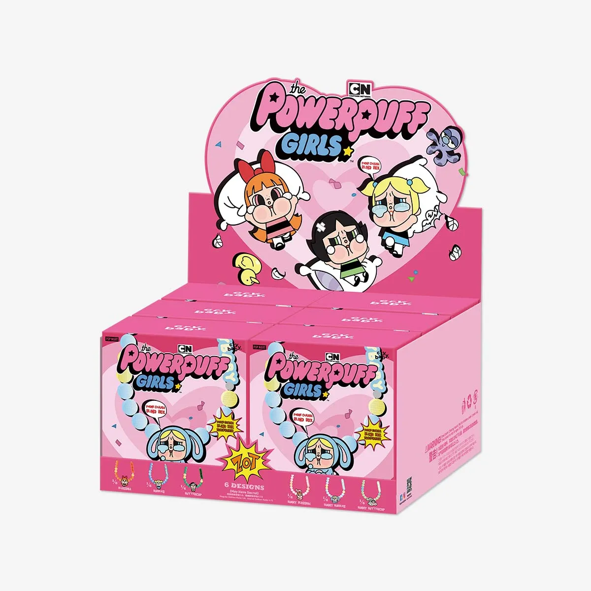 CRYBABY x Powerpuff Girls Series-Phone Charm Blind Box - POP MART 