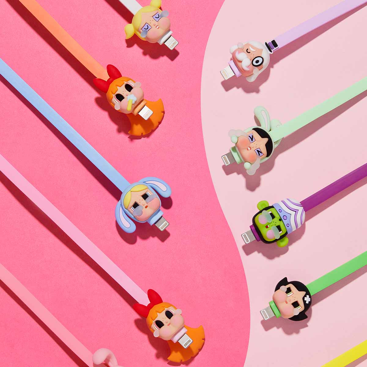 CRYBABY x Powerpuff Girls Series-Cable Blind Box (Type-C